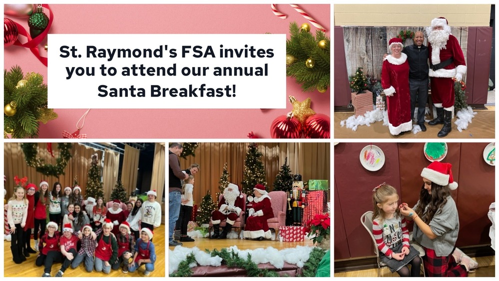 St. Raymond School Santa Breakfast Mount Prospect, IL